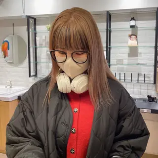 セミロング カラー ブリーチ/レイヤー 🌻Mutsumiのヘアスタイル