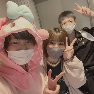 セミロング カラー ダブルカラー 韓国ヘアKYONのヘアスタイル