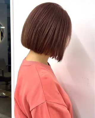 ショート ルネ所属・ショートヘア 縮毛矯正/福田梢のヘアスタイル