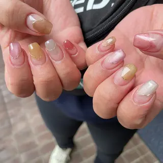 ネイル 糀屋 彩奈のネイルデザイン