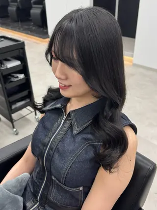 ロング カラー エクステ/透明感 韓国ヘア/KENTAのヘアスタイル