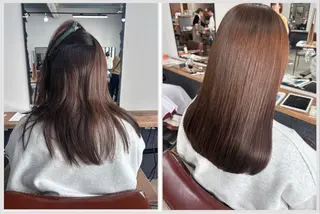 ロング ウシロダ メグミのヘアスタイル