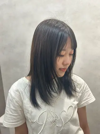 ロング カラー ondo by Saku所属・🍎玉寄 里帆 （タマヨセ リホ）のヘアスタイル