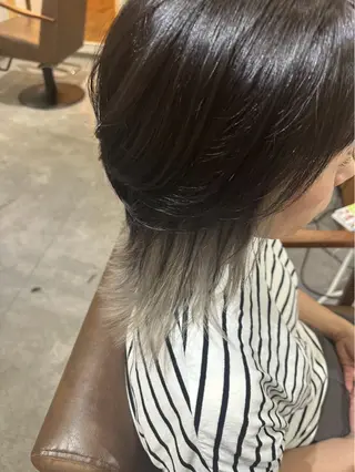 ミディアム Bish Yanaのヘアスタイル