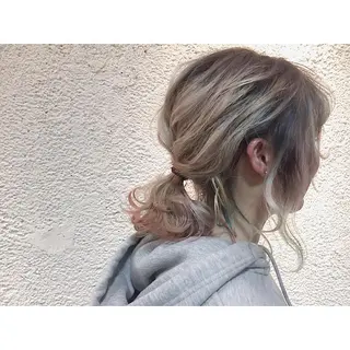 ミディアム カラー 心斎橋 美髪職人　近江のヘアスタイル