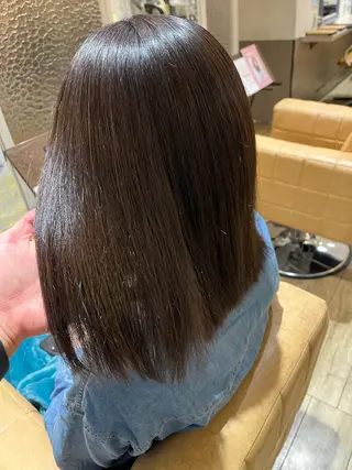 ミディアム パーマ 中山 響希のヘアスタイル