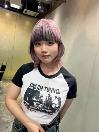 ミディアム L STUDIO所属・ハイトーン/ブリーチ 🧁soraのヘアスタイル