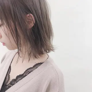 ショート カラー ボブ/パーマ 古家 佑真のヘアスタイル