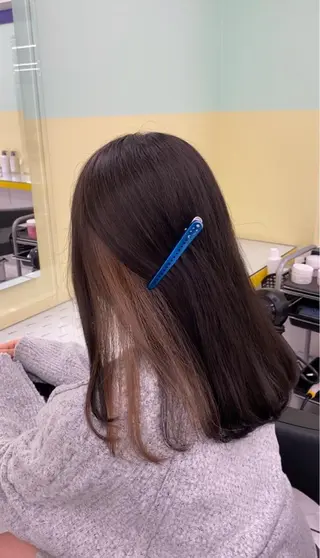 セミロング 肌なじみベージュ 🦋azu🦋のヘアスタイル