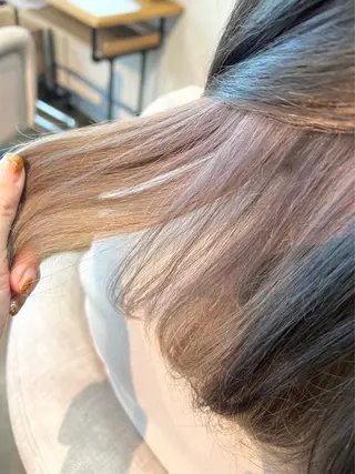 セミロング カラー HairRoom辻堂 Yuyama🕊のヘアスタイル