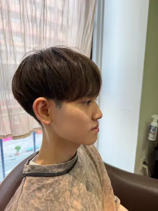 ショート メンズ 溝口 槙里也のヘアスタイル