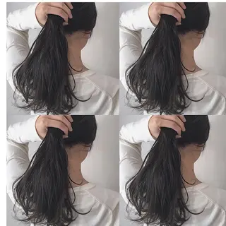 ミディアム ✨艶ブリーチカラー ✨四ノ宮裕己のヘアスタイル