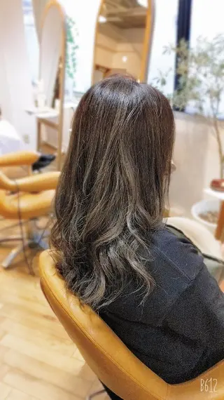ロング カラー 中野 雅子のヘアスタイル