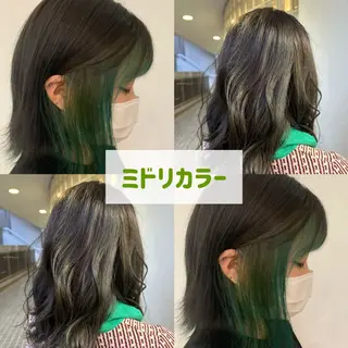 カラー 🍊暖色/ボブ chihiro🌼ོのヘアスタイル
