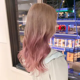 セミロング カラー raika .のヘアスタイル