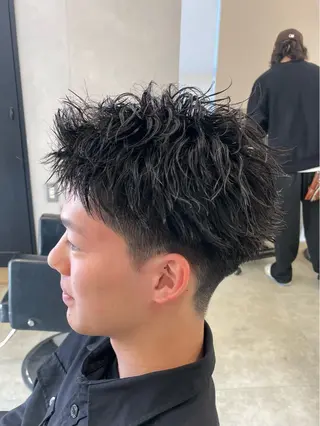 ショート パーマ メンズ メンズ特化🔥 金子直斗のヘアスタイル