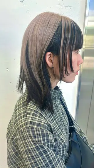 ミディアム カラー 🐶ひかる🐶 JILLSTUDIOのヘアスタイル