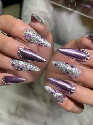 ロング Nail Salon espritのネイルデザイン