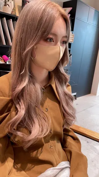 ロング カラー ヘアアレンジ 寺西 恵🪡🤍のヘアスタイル