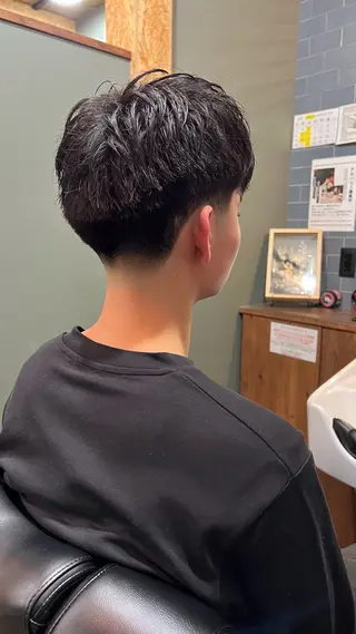 ショート メンズ 荻沼 快のヘアスタイル