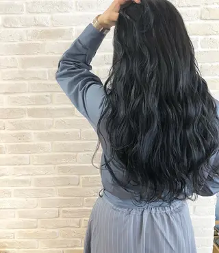 ロング カラー hair salon Ranun髪質改善のヘアスタイル