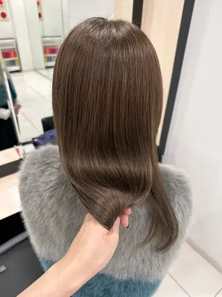 ロング カラー クロスパーマ/うる艶 カラー/Kurumiのヘアスタイル