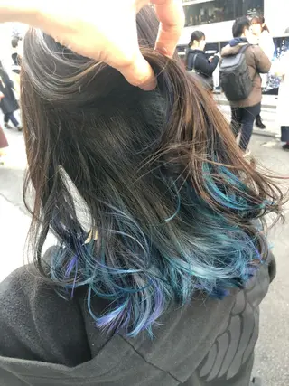 ミディアム カラー 原宿サロン代表 デザインカラー伊藤卓のヘアスタイル