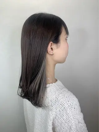 ミディアム _WHITE所属・黒川 陵のヘアスタイル