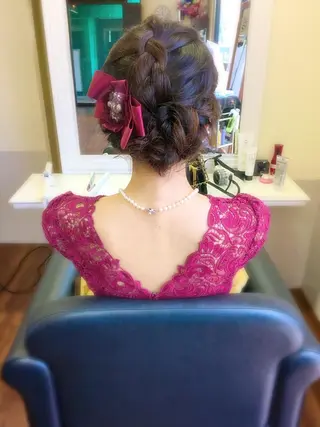 ショート ミディアム セミロング ロング カラー パーマ ヘアアレンジ 成松 勇治のヘアスタイル