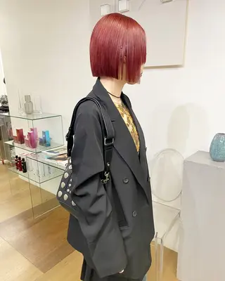 ショート 福田 千紗のヘアスタイル