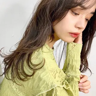 ロング カラー Sana / 韓国ヘア / カラーのヘアスタイル