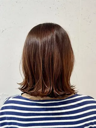 ミディアム カラー カラーモデル☆彡 今川茉綾のヘアスタイル