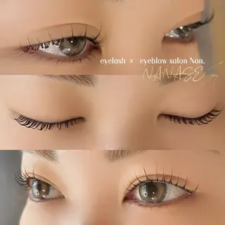 マツエク・マツパ eyelash ×  eyebrow salon Non.所属・Non. NANASEのマツエク・マツパデザイン