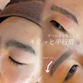 メンズ アイブロウ メンズ研究所所属・《メンズ眉毛&脱毛専 問》✨トネタイチの眉毛・アイブロウイメージ