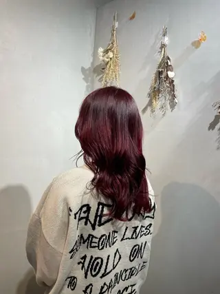 ロング カラー Canon/ インナーカラー/四条のヘアスタイル