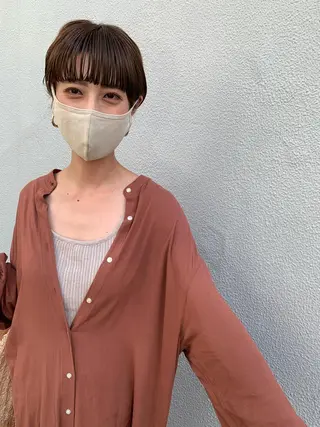 ショート 落合 妙佳のヘアスタイル