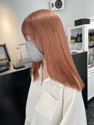 セミロング カラー パーマ ヘアアレンジ メンズ キッズ ネイル マツエク・マツパ アイブロウ 艶ハイトーン/ヘア アレンジAYAKAのヘアスタイル