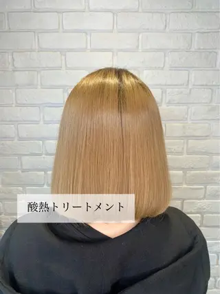 ミディアム 髪質改善/縮毛矯正 艶カラー/珠聡のヘアスタイル