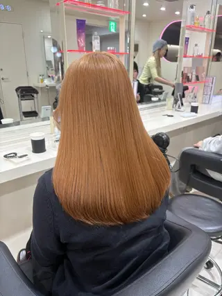 ミディアム カラー ヘアアレンジ 💟RINNA 艶カラー💟のヘアスタイル
