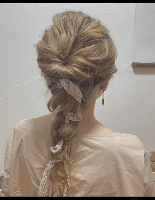 ロング ヘアアレンジ 🦋透明感 艶カラー Rie🦋のヘアスタイル