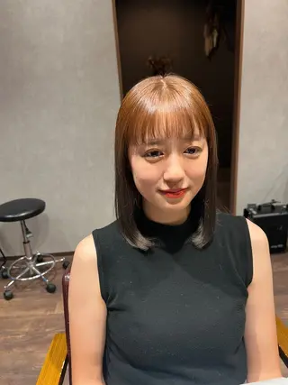 ミディアム reiju （ranka）のヘアスタイル