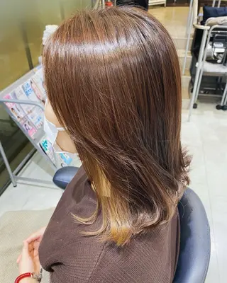 ミディアム カラー 韓国ヘア/ヨシンモリ /髪質改善/髙橋遥のヘアスタイル