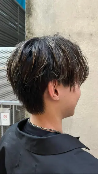 ショート パーマ メンズ 🏆メンズヘア特化 🥇代表りんぺーのヘアスタイル