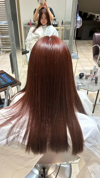 ロング 村松 麻菜のヘアスタイル