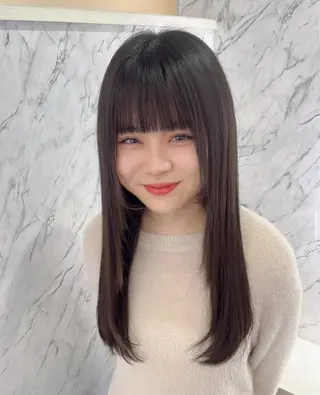 ロング 🐈‍⬛ララモアナ yuri🐈‍⬛のヘアスタイル