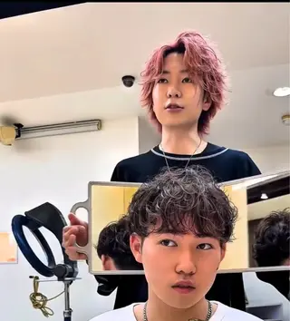 ショート パーマ メンズ メンズ特化/パーマ/ 髪質改善　高野奨馬のヘアスタイル