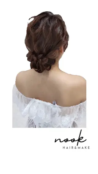 ヘアアレンジ hair&make nookのヘアスタイル