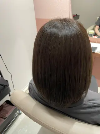 ミディアム ブリーチ/縮毛矯正/ 韓国/💗ホノカ💗のヘアスタイル
