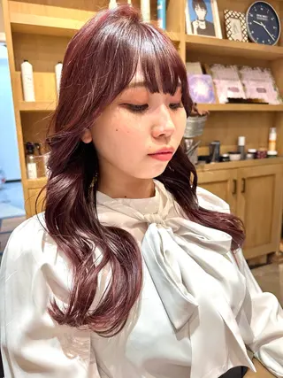 ロング La bonheur hair reve 池袋店所属・🐈‍⬛ マナカ🐈‍⬛のヘアスタイル