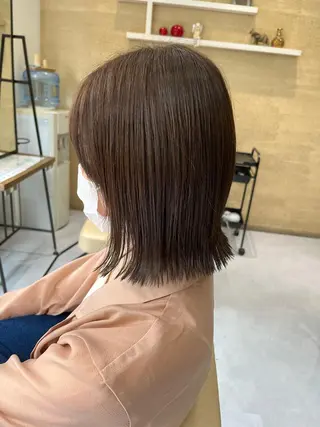 ミディアム メンズバレイヤージュ 斉藤春のヘアスタイル